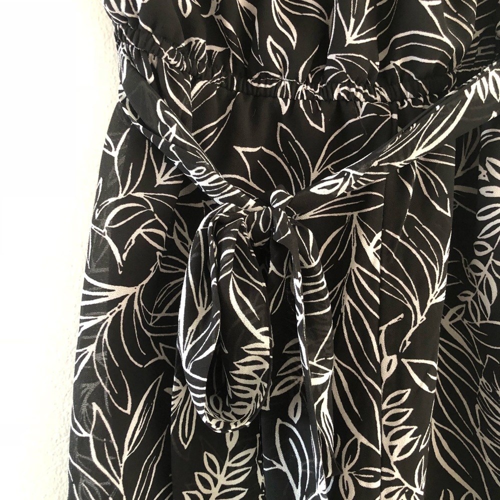 Strapless Flower Romper